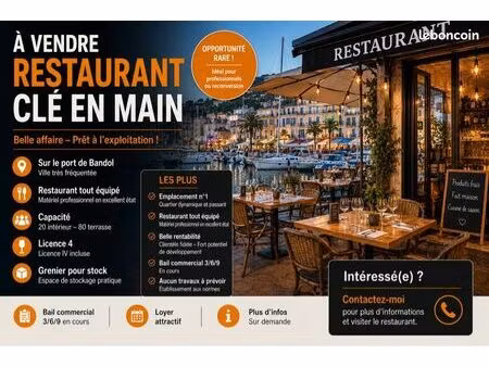 restaurant brasserie licence 4