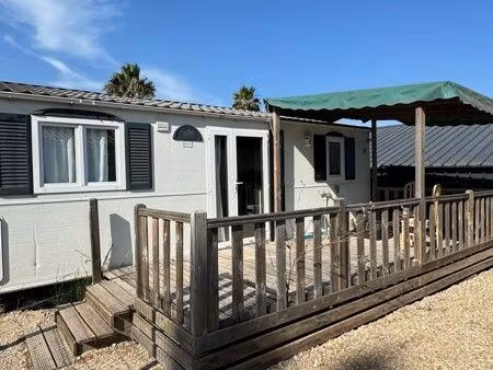 mobil home 2 chambres au calme eau & electricité compris