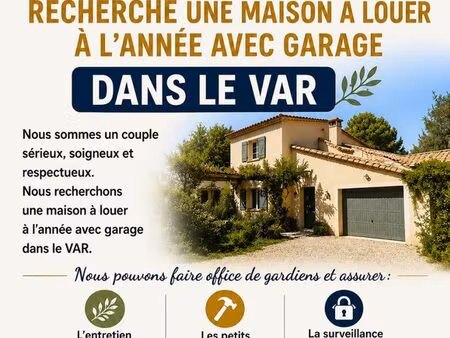 recherche maison a louer a l'année