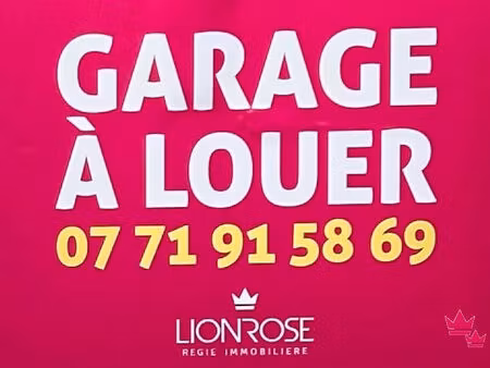 garage à louer en sous-sol-saint priest