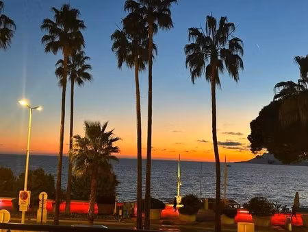 cannes croisette magnifique appartement 3 pièces vue mer