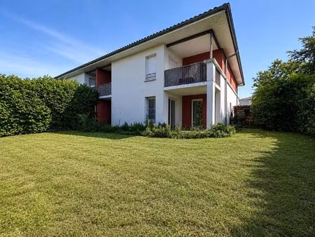 appartement t3  grand jardin privatif  garage boxé