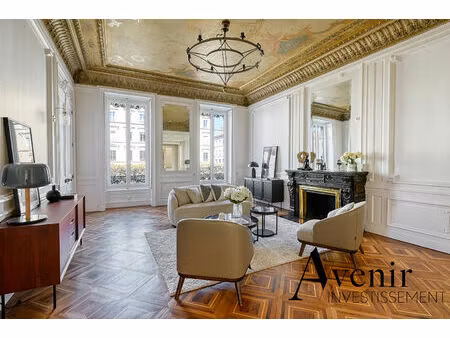 lyon 6 foch - superbe appartement bourgeois t6 de 156m2