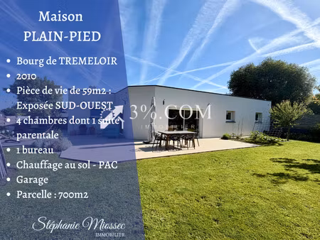maison contemporaine de plain-pied 4 chambres + bureau