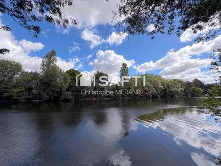 terrain de loisirs en bordure de creuse