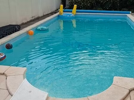 piscine creusée sur parcelle constructible
