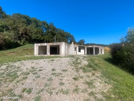 terrain avec construction - plein sud - vue panoramique - st-bonnet-en-champsaur