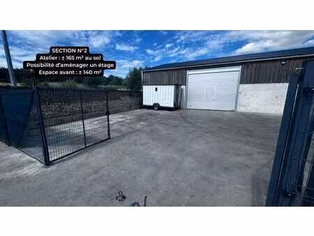 atelier avec devanture à louer – 850 € htva