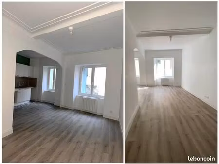 à louer – t3 lumineux de 70 m² à lamastre  entièrement rénové