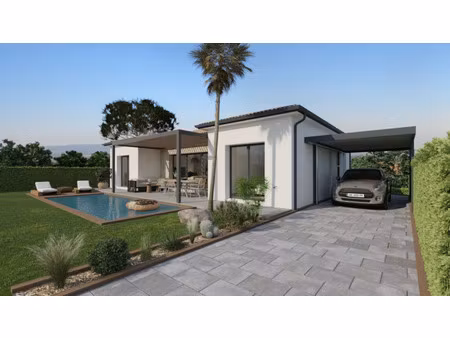 terrain avec maison neuve à vendre