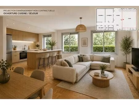 appartement 3 pièces 66 m²