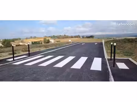 terrain à bâtir viabilisé avec vue panoramique