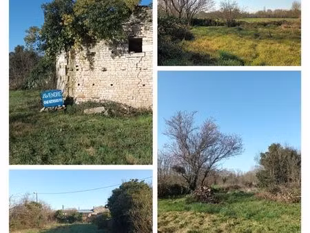 terrain arboré 961 m2 à aziré-benet
