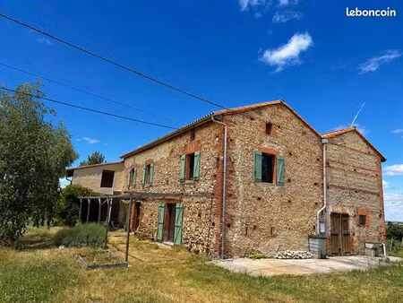 fermette ariégeoise rénovée 4 chambres  vue pyrénées sur grande parcelle arborée