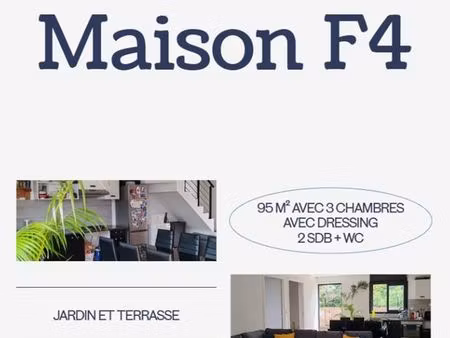 à louer : maison jumelée – 95 m² à piton saint-leu