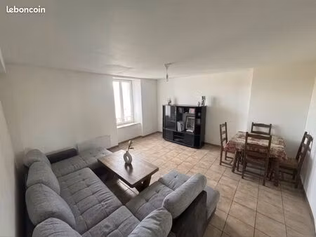 appartement t3 de 70m² avec grand garage - vraincourt (proche chaumont)