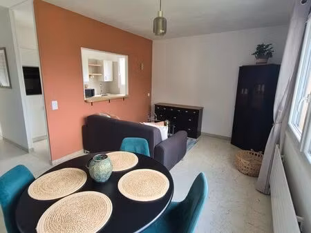 t2 meublé rénové 45 m² - charleville-mézières havetière - fibre - cave 22 m²