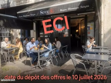 fonds de commerce restaurant 40 m²