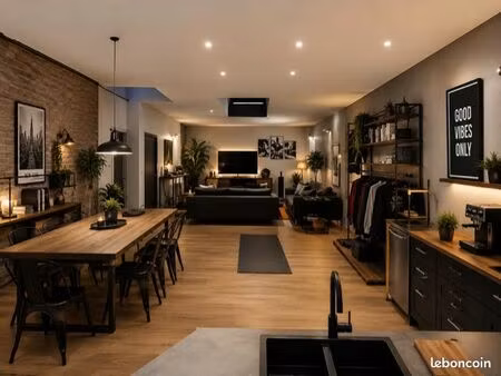 loft industriel + atelier artiste / artisant