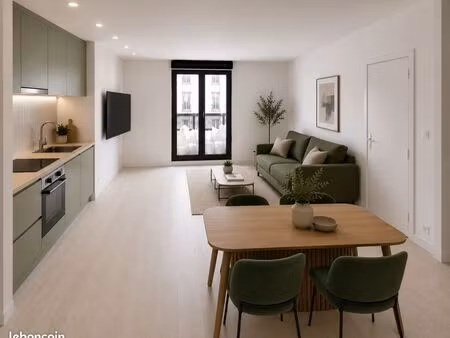 t4 meublé 73 m² – 3 chambres – balcon – box – secteur mairie du kremlin-bicêtre