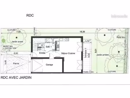 à vendre maison 4 pièces