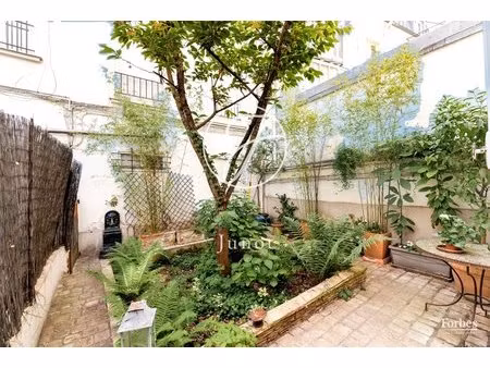 paris 18e - abbesses / rue lepic - appartement - 39 27m² carrez - exposition sud - jardin 