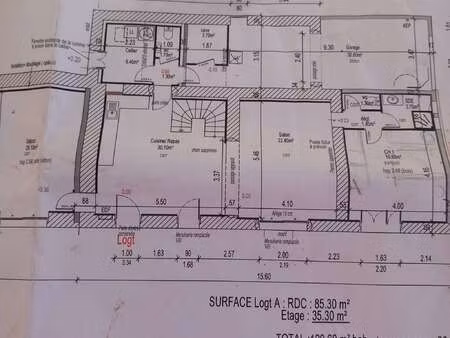 location maison à vannes (56000) : à louer / 120m² vannes