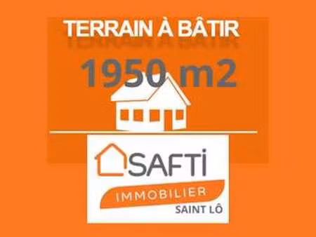 vente terrain au mesnil-rouxelin (50000) : à vendre / 1950m² le mesnil-rouxelin