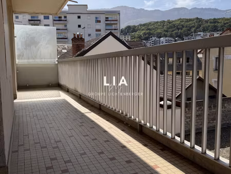aix-les-bains élégant t4 de 99 m2 avec grand balcon  garag