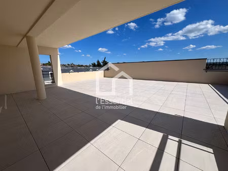 appartement triel sur seine 2 pièce(s) 54.36 m2 avec terrasse de 90m²