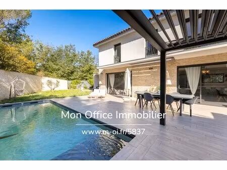 référence : 6930-aus - maison contemporaine 4 chambres - piscine - le tholonet