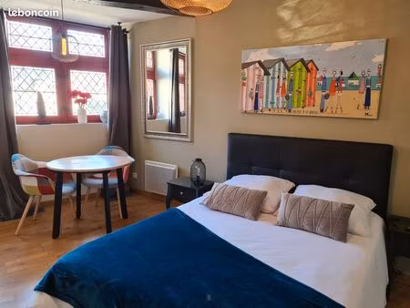 studio meublé de charme – hypercentre saint-brieuc – charges incluses