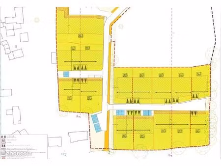 terrain 682 m² saint cyr en pail