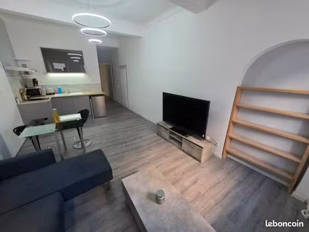 à louer t1 bis meublé 38m2 en centre ville