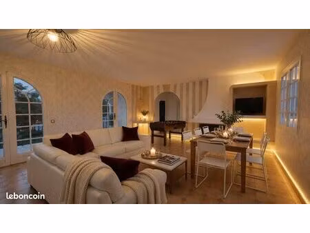agréable logement 100m2 avec terrasse et terrain
