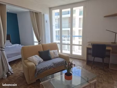 t1 bis meublé 27m2 – gare sncf à 5 min – balcon - fibre - « prêt à vivre » idéal étudiant(