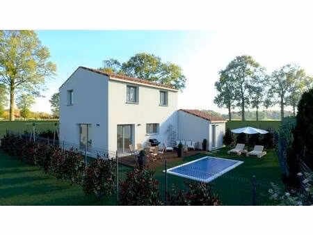 terrain avec maison neuve à vendre