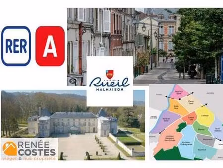 vente en nue propriété - f81 ans - rueil malmaison (92500)