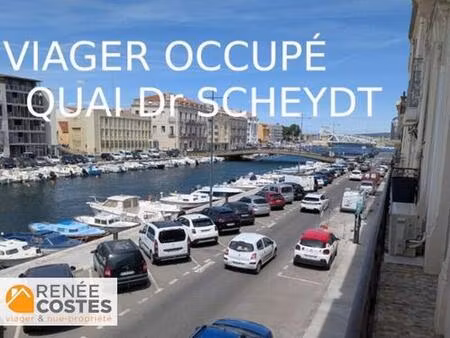 viager occupé - f78-h78 ans - sete (34200)