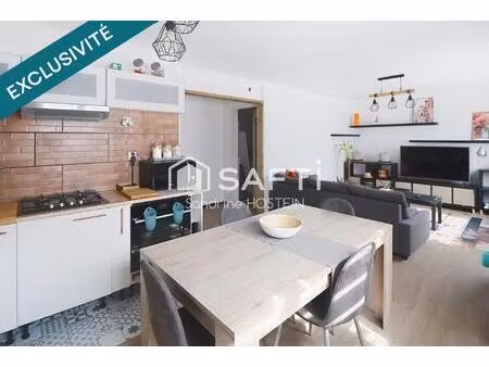 appartement de 60m2 1 chambre avec balcon et cave privée.