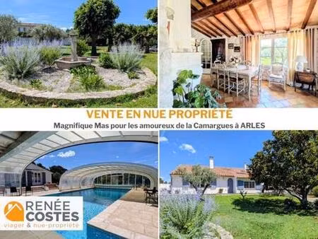 vente en nue propriété - f80-h83 ans - arles (13200)