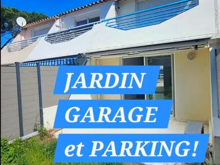 jardin et garage et parking