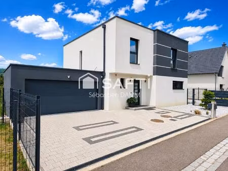 froeningen – maison contemporaine d'exception 128 m² – vue dégagée – dpe a