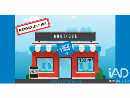 vente habillement  textile 132 m²