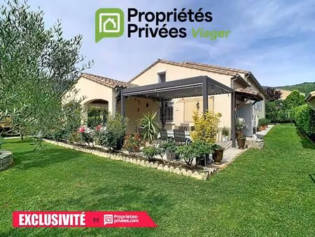 viager occupé maison 110 m² sur 1 400 m² de terrain - molières-cavaillac (gard)