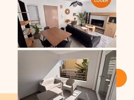 a louer - t2 meuble - st paul 1050€