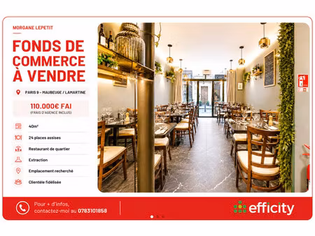 fonds de commerce - 40 m²