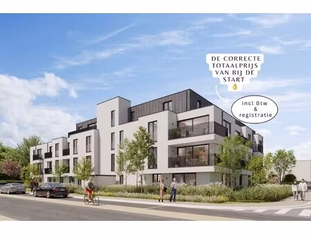 een slaapkamer met dressing 65 m²  terras 9 m²  2de verdieping