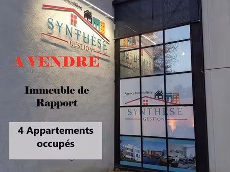 immeuble de rapport avec 4 appartements loues