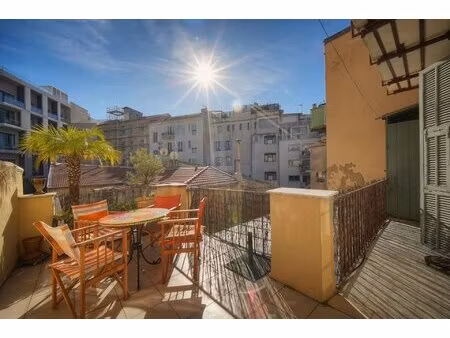 rue masséna – magnifique 3-pièces ensoleillé avec terrasse a pied des plages et des commer